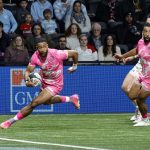 Top 14 : slalom, jeu au pied, course de plus de 100 mètres... L'incroyable essai de Peniasi Dakuwaqa dans le derby francilien
L'ailier fidjien, auteur d'un doublé, a été époustouflant samedi contre le Racing 92 pour permettre au Stade Français de s'imposer (27-11) et de prendre la place de leader provisoire du championnat.