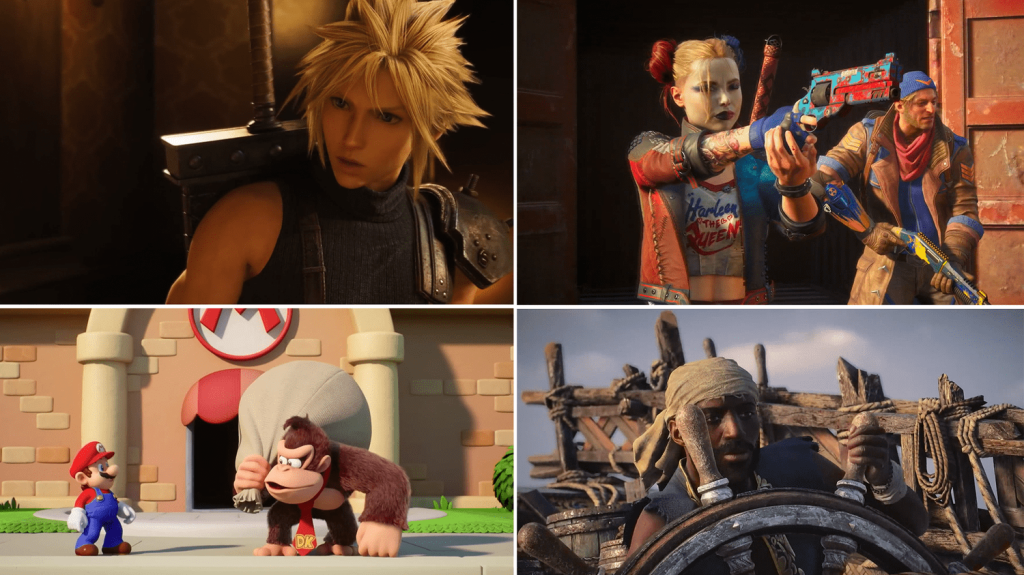 "Suicide Squad: Kill the Justice League", "Skull and Bones", "Mario Vs. Donkey Kong" : on joue à quoi en février ?
Février est extrêmement combatif cette année avec Mario qui revient défier Donkey Kong, la Suicide Squad qui s’en prend à la Justice League, les pirates de "Skull and Bones" qui n’attendent que de lever l’ancre pour s’étriper et "Final Fantasy VII Rebirth" dans lequel vous pourrez tester les compétences martiales de Séphiroth.