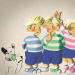Bande dessinée : de la presse à la télé, les "Triplés" sont intemporels
Ce sont deux frères et une sœur blonds, maladroits et intrépides. "Les Triplés" ont vu le jour en 1984 sous le crayon de Nicole Lambert et se sont retrouvés dans les pages de "Madame Figaro". Quarante ans plus tard, la dessinatrice signe deux nouveaux albums et une série télé leur est consacrée.