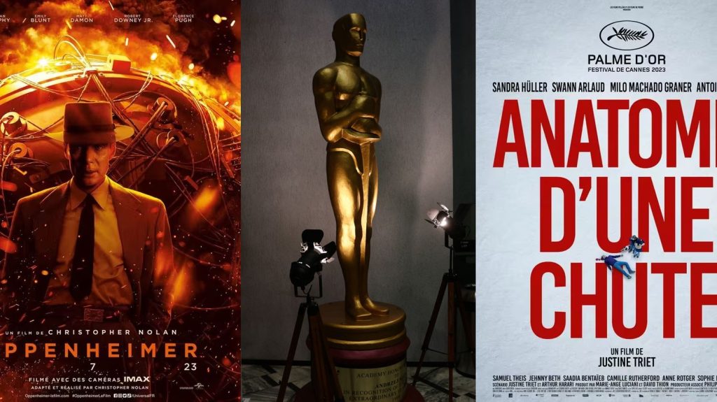 Oscars 2024 : "Anatomie d'une chute" peut-il l'emporter face à "Oppenheimer"?
Depuis son triomphe en salles, "Oppenheimer" a enclenché une réaction en chaîne qui ne semble pouvoir aboutir qu'à son sacre dimanche aux Oscars. Mais le film français "Anatomie d'une chute" fait partie des rares concurrents capables de contrer ce scénario écrit d'avance.