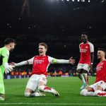 Ligue des champions : Arsenal vient à bout de Porto aux tirs au but et rejoint les quarts de finale
Battus à l'aller, les Londoniens ont refait leur retard en première période, mardi, avant d'attendre la séance de tirs au but pour définitivement faire la différence.