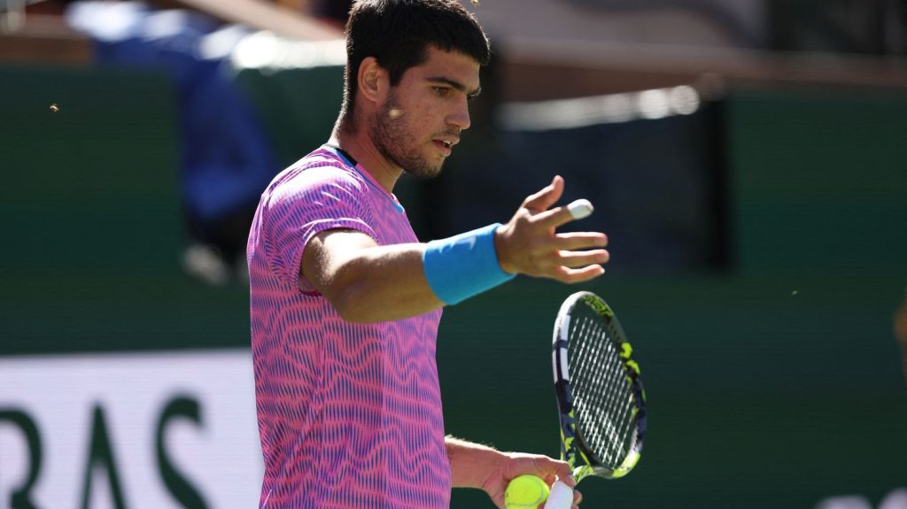 Indian Wells : Carlos Alcaraz résiste à une attaque d'abeilles pour rejoindre Jannik Sinner en demi-finale
L'Espagnol Carlos Alcaraz a dominé Alexander Zverev en quarts de finale dans un match interrompu près de deux heures à cause d'un essaim d'abeilles.