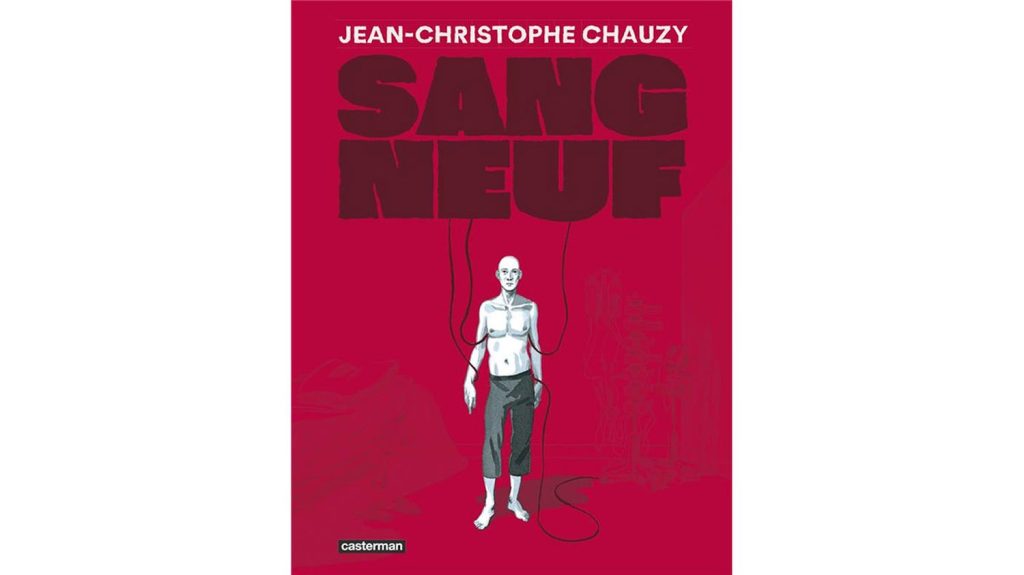 Souffrir et renaître avec Chauzy
Jean-Christophe Chauzy a choisi de partager, en bande dessinée, la traversée de la maladie qui a failli l'emporter. Dans "Sang neuf", il se raconte et trouve les images pour mettre en scène le corps, la douleur, la peur et l'espoir.