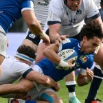 Six nations 2024 : les Azzurri renversent le XV du Chardon au Stadio Olimpico... Revivez l'exploit italien
Actuels deuxièmes, les Ecossais ont vu leurs derniers espoirs de victoire finale s'envoler à Rome, samedi, après leur défaite (29-31) contre des Transalpins décomplexés.