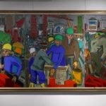 À Lyon, le musée Jean-Couty met à l'honneur les grands formats du peintre humaniste
Certaines toiles n'avaient pas été exposées depuis 1976. Toutes résument les thèmes de prédilection du peintre, notamment les vues, l'architecture, et les nombreux chantiers de la capitale des Gaules.