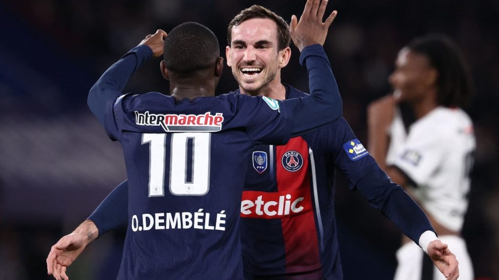 Coupe de France : le PSG s'impose tranquillement face à Nice et rejoint Rennes en demi-finales
Grâce à un Fabian Ruiz précieux, les hommes de Luis Enrique ont pris leur revanche face aux Aiglons, mercredi.