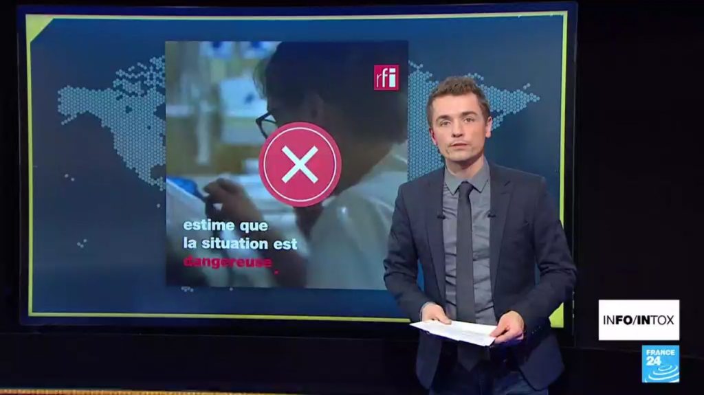 Vidéo
"Info ou Intox" : RFI et le site du ministère français des Armées usurpés : la main du Kremlin ?
Un faux reportage de RFI affirme qu'une épidémie de tuberculose menace la France en raison de soldats ukrainiens soignés dans les hôpitaux.