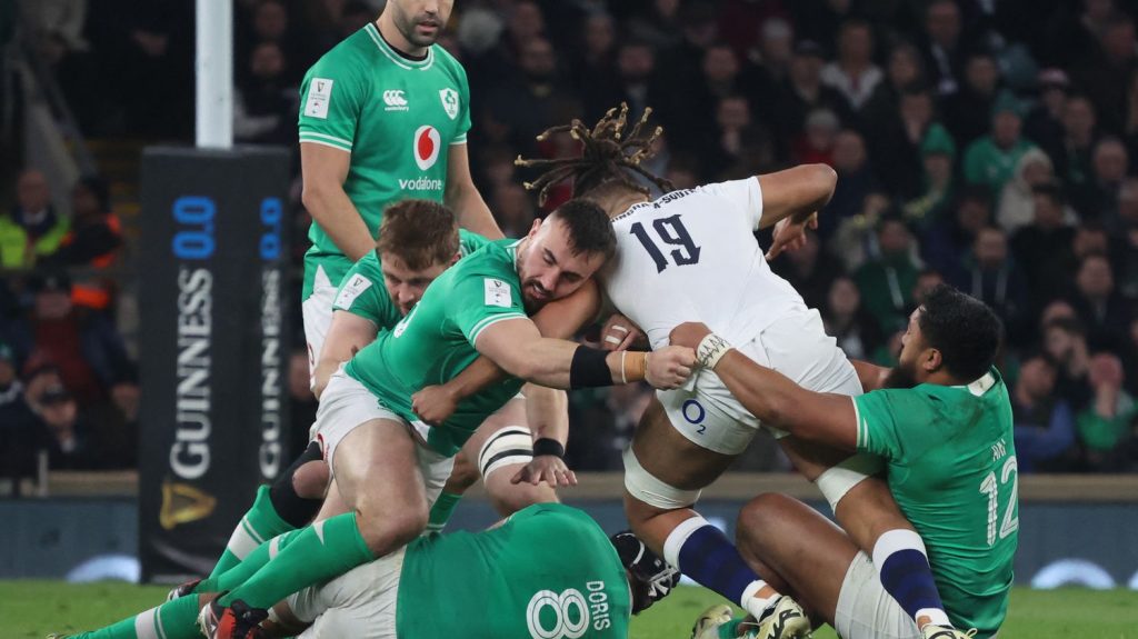 Six nations 2024 : Irlande, Angleterre, Écosse et France... Quels scénarios de sacre pour les quatre prétendants à la victoire finale
Pour la deuxième fois depuis l'instauration des points de bonus offensifs et défensifs, quatre équipes peuvent encore remporter le Tournoi des six nations avant la dernière journée, samedi.