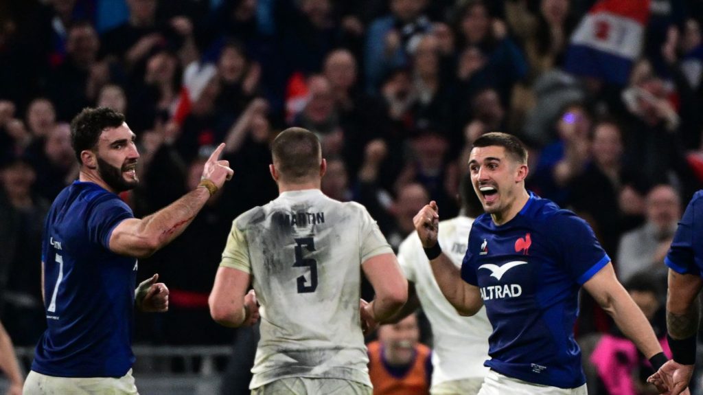 Six nations 2024 : le XV de France termine sur une bonne note en s'imposant face à l'Angleterre à domicile
Auteurs d’une prestation renversante, les Bleus ont remporté leur dernier match du Tournoi des six nations face à l’Angleterre, samedi, à Lyon (33-31).