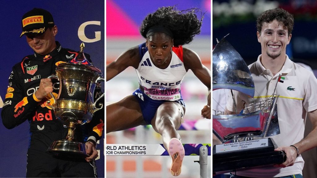 Verstappen et Pogacar en démonstration, Humbert titré à Dubaï, l'argent pour Samba-Mayela… Le récap sport du week-end
Ugo Humbert, Max Verstappen et Tadej Pogacar ont impressionné ce week-end, alors que Cyréna Samba-Mayela a brillé lors des Mondiaux d'athlétisme en salle pour apporter une deuxième médaille à la France.