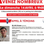 Disparition d'Erwan dans les Deux-Sèvres : une battue citoyenne organisée le 14 avril
Les proches du disparu lancent un appel à la mobilisation sur les réseaux sociaux. Le jeune homme de 18 ans a disparu le 11 février, à la sortie d'une boîte de nuit.