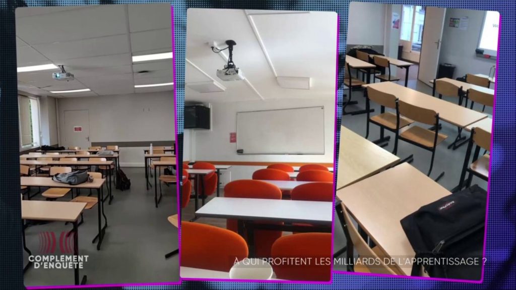 Vidéo
Dans certaines formations en apprentissage, des "faux cours" sans enseignants, des salles de classe vides... à qui profite l'alternance ?
A qui profitent les milliards de l'apprentissage ? Pour les écoles qui les dispensent, les formations en alternance seraient bien plus lucratives que les cursus classiques... sans que l'enseignement gagne forcément en qualité. Dans cet extrait de "Complément d'enquête", des témoignages d’étudiants et celui d'un cadre, ainsi que des documents confidentiels, dévoilent l'envers du décor chez le géant de l’éducation privé Galileo.