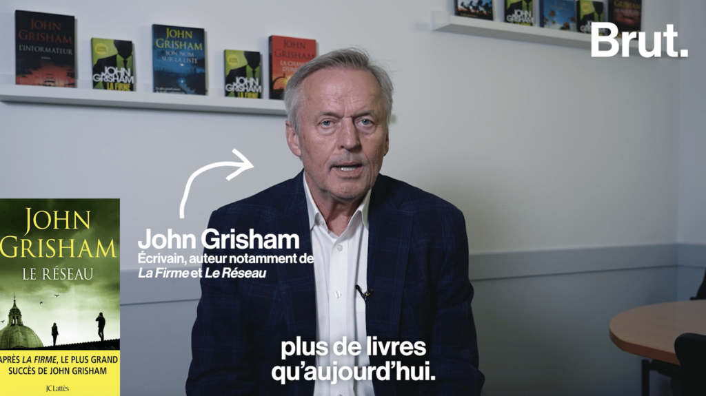 Vidéo
L’écrivain américain John Grisham parle de son nouveau livre, “Le Réseau”
Il compte parmi les auteurs qui vendent le plus de livres au monde. Brut a échangé avec l’écrivain américain John Grisham à l’occasion de la sortie de son nouveau thriller, “Le Réseau”.