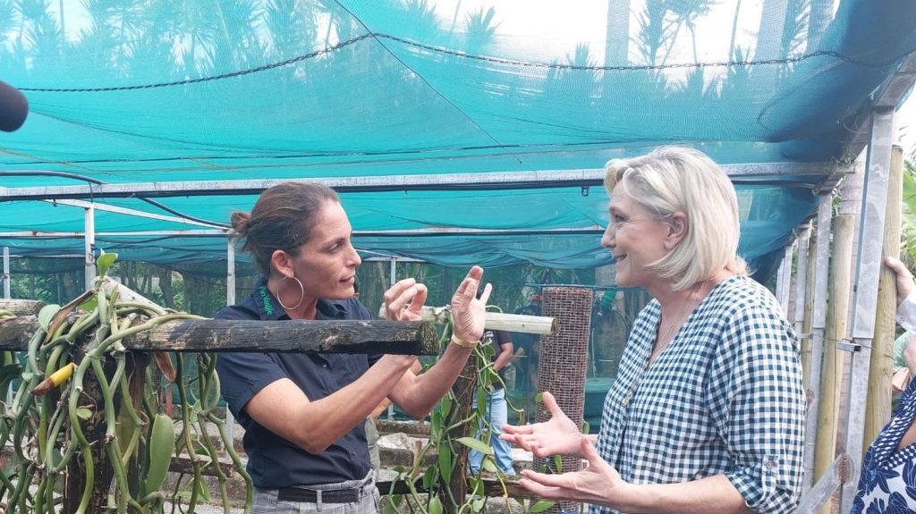L'étiquette RN "n'est plus tabou" : à La Réunion, Marine Le Pen et son parti tissent petit à petit leur toile
Marine Le Pen poursuit son déplacement sur l'île, alors que le parti d'extrême droite espère désormais prendre le Conseil régional à la gauche.