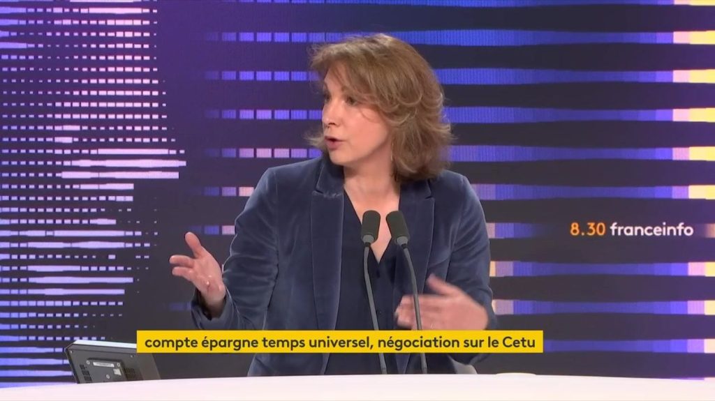 "Il faut arrêter de considérer que le travail est un coût", martèle la patronne de la CFDT Marylise Léon
La secrétaire générale de la CFDT rappelle que "les smicards" sont "majoritairement des femmes" et représentent "17% de la population active", "un chiffre qui n'a jamais été atteint depuis 20 ans".