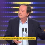Salaire de Carlos Tavares : "Ça ne me choque pas qu'un génie de l'automobile gagne ça", réagit Michel-Edouard Leclerc
Le président du groupe Leclerc compare la rémunération du patron du groupe automobile Stellantis à celle d'un footballeur comme M'Bappé, deux "génies" dans leur secteur respectif selon lui.
