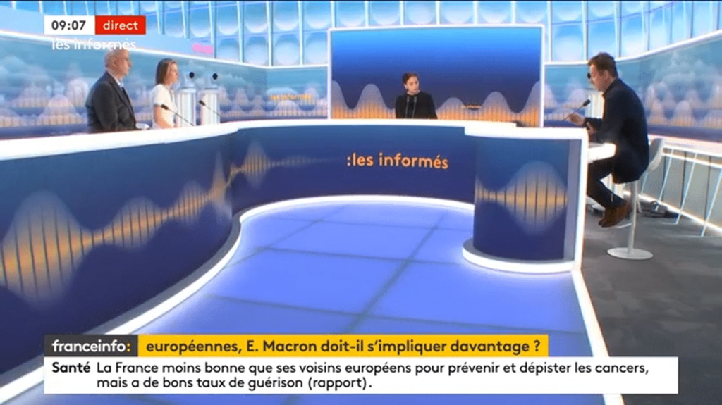 Européennes, Choose France... Les informés du matin du lundi 13 mai 2024
Tous les jours, les informés débattent de l'actualité autour de Salhia Brakhlia et de Renaud Dély
