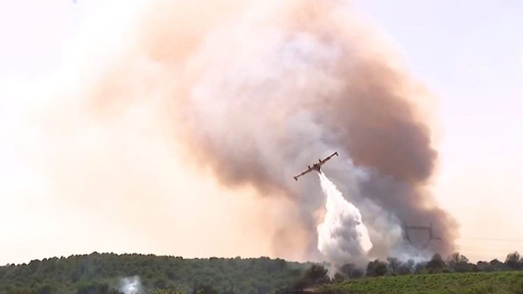 Hérault : un incendie ravage plusieurs dizaines d’hectares
Un feu de forêt s’est déclaré lundi 29 juillet sur la commune de Montouliers dans l’Hérault. Une cinquantaine d’hectares est partie en fumée, 300 pompiers sont mobilisés.