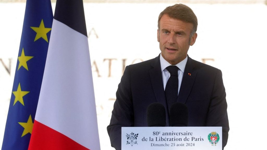 Vidéo
Libération de Paris : Emmanuel Macron évoque un "combat sans fin contre la haine que nous devons aujourd'hui poursuivre"
Le président de la République a évoqué ce 25 août 1944 qui "sonnait la fin d'un cauchemar de 1532 jours" lors de son discours à l'occasion des commémorations des 80 ans de l'événement.
