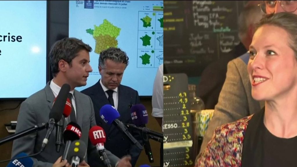 Gouvernement : pas de trêve olympique pour Gabriel Attal et son adversaire, la candidate à Matignon du NFP Lucie Castets
Gabriel Attal, Premier ministre démissionnaire, et Lucie Castets, désignée par le NFP pour lui succéder à Matignon, continuent d'occuper le terrain en marge des Jeux olympiques de Paris.