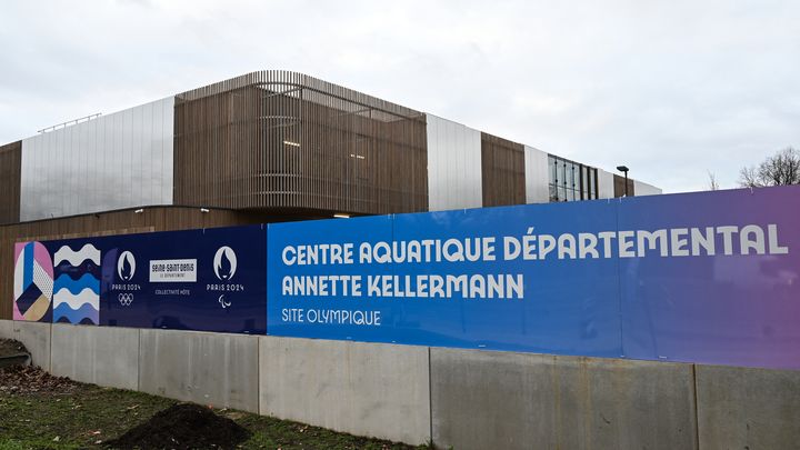 Le centre aquatique Annette-Kellermann a accueilli les entraînements de water-polo pendant les Jeux olympiques de Paris 2024. (BERTRAND GUAY / AFP)