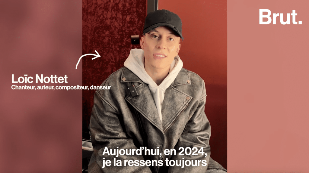 :
Vidéo
En coulisses avec le chanteur Loïc Nottet
"J'ai beaucoup de mal encore à accepter mon image, ce que je représente." Son ambition, ses doutes, l'écriture de ses chansons et de son livre... Brut a rencontré le chanteur Loïc Nottet dans les coulisses de son concert aux Folies Bergère à Paris.