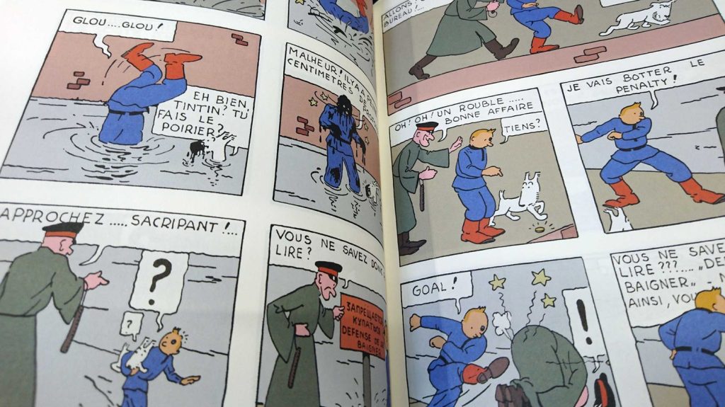 L'éditeur d'Hergé se confronte à ses débuts anticommunistes avec la série "Les coulisses d'une oeuvre"
Les éditions Moulinsart ont publié le 16 octobre le premier tome de la série "Les coulisses d'une œuvre", qui détaille la création de chaque album de Tintin. À raison d'un tome tous les deux mois, vendu en librairie et en kiosque, elle s'étalera jusqu'en 2028.