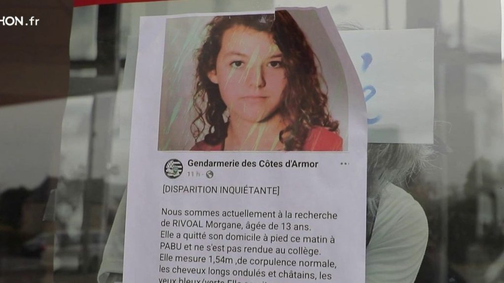 Disparition inquiétante : une adolescente de 13 ans recherchée dans les Côtes-d'Armor
Dans les Côtes-d'Armor, Morgane Rivoal a disparu depuis lundi 25 novembre au matin, alors qu'elle se rendait au collège. D'importants moyens ont été déployés pour tenter de la retrouver.