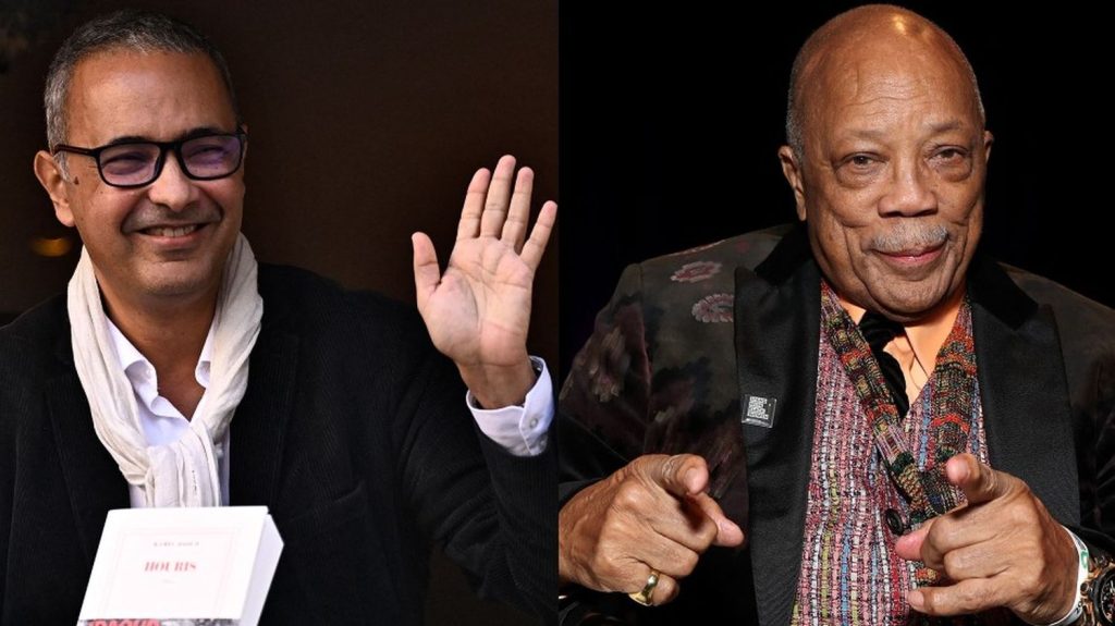 La consécration pour le lauréat du Prix Goncourt Kamel Daoud et l'hommage à l'alchimiste de la musique Quincy Jones
Dans Tout Public du lundi 4 novembre 2024, Pierre Coutelle, directeur du livre à la librairie Mollat à Bordeaux réagit à l'annonce du Prix Goncourt pour "Houris" de Kamel Daoud, et l'hommage au musicien et producteur américain Quincy Jones.