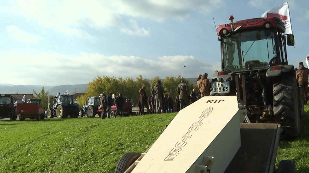 Crise agricole : les arboriculteurs en colère
Les agriculteurs sont en colère. Ils maintiennent la pression avant la grande journée de manifestation du lundi 18 novembre, en multipliant les actions, comme dans la Drôme.