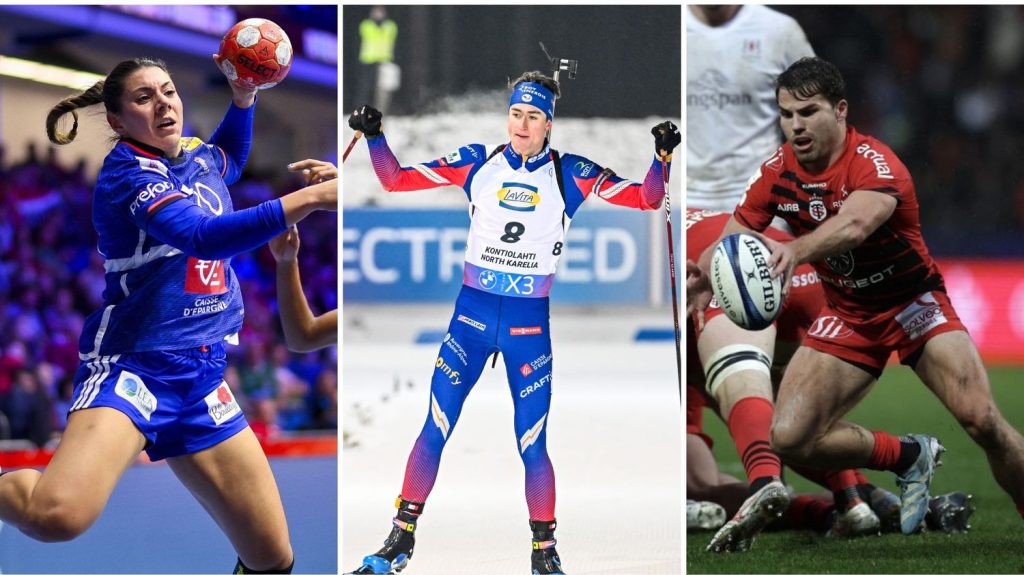 Les Bleues en demies de l'Euro de hand, la renaissance des biathlètes français, la rentrée en Champions Cup... Le récap' sport du week-end
Les pays scandinaves ont bien réussi aux sportifs français ce week-end, avec de beaux résultats en Finlande pour les biathlète et une victoire nette des handballeuses de l'équipe de France contre la Suède.