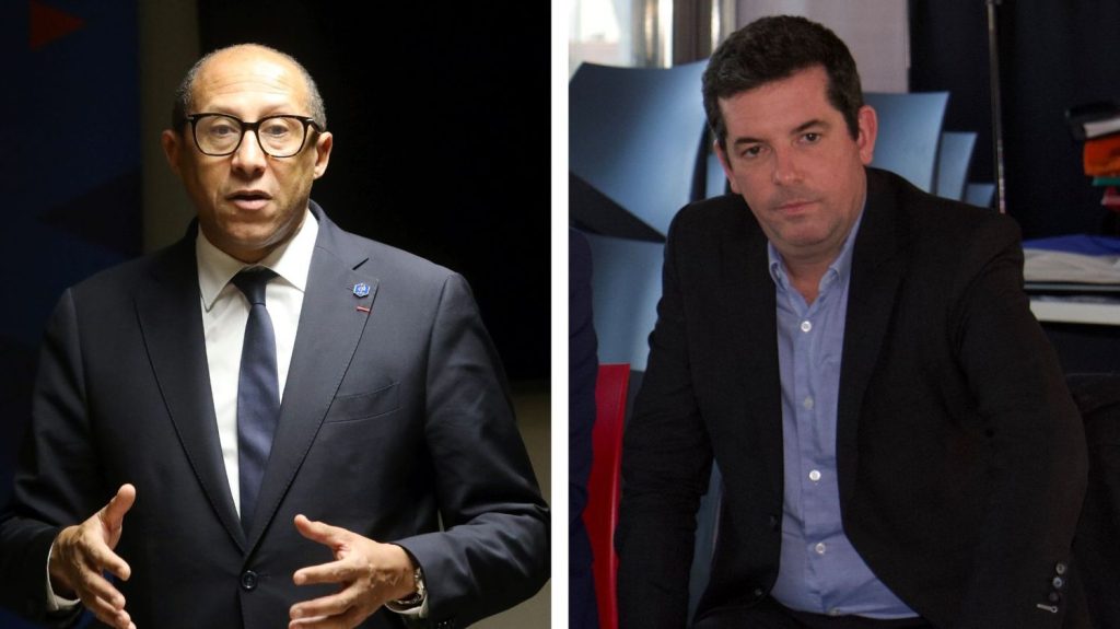 Foot : violences dans les stades, relations avec la Ligue, foot féminin... Les réponses des deux candidats à la présidence de la FFF sur cinq dossiers
Le président sortant, Philippe Diallo, et l’ancien directeur de la Ligue du football amateur, Pierre Samsonoff, sont candidats à la présidence de la Fédération française de football (FFF), dont les élections se tiennent mardi et mercredi.
