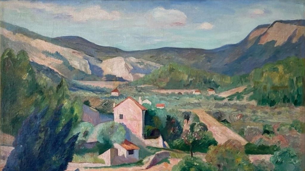 Un tableau d'Henri Manguin, spolié durant l'Occupation et porté disparu depuis 1950, exposé au Musée d'art moderne du Havre
L'artiste, l'un des maîtres du fauvisme, avait peint ce paysage provençal en 1913.