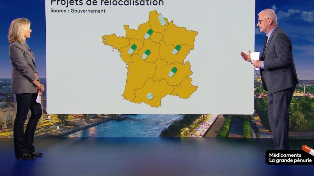 Médicaments : quelles sont les nouvelles aides à la relocalisation de la production annoncées ?
Des aides ont été annoncées pour sept nouvelles entreprises qui participent à la production de médicaments essentiels, tels que le paracétamol. Celles-ci doivent s'engager à investir en France, en échange de subventions, explique Jean-Paul Chapel.