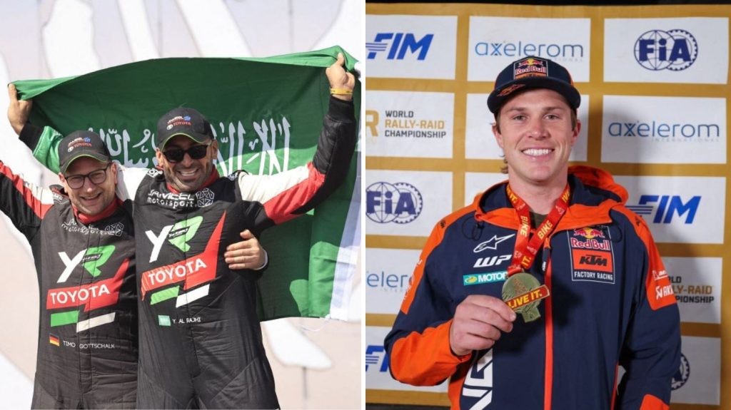 Dakar 2025 : Yazeed al-Rajhi devient le premier Saoudien à remporter l'édition en auto, première également pour l'Australien Daniel Sanders en moto
La 47e édition du rallye a pris fin, vendredi, à l'issue de la 12e étape, à Shubaytah.