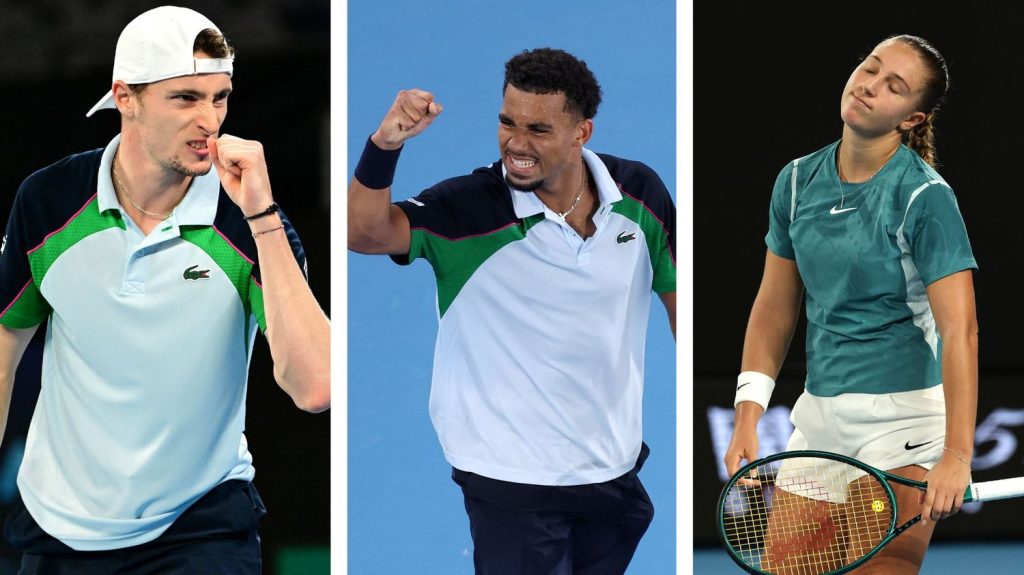 Open d'Australie 2025 : Humbert et Fils qualifiés, pas de miracle pour Pouille, Parry sortie d'entrée... Ce qu'il faut retenir de la première journée
La première journée du tournoi australien a été perturbée par une météo capricieuse, mais Aryna Sabalenka, Arthur Fils, Ugo Humbert ou encore Hugo Gaston sont sortis vainqueurs des matchs qui ont pu se jouer.