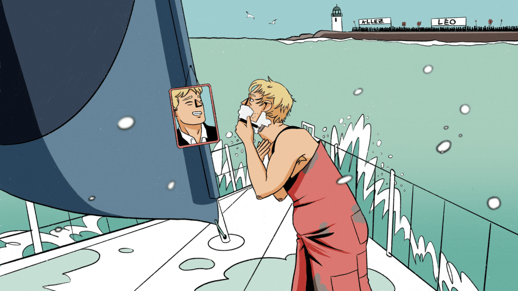 "Allez vas-y, pète un autre fumigène" : comment est mise en scène l'arrivée de Charlie Dalin et des skippers du Vendée Globe
Le retour des marins après plusieurs mois en mer se prépare bien en amont, et même dès le départ des Sables-d'Olonne. Avec des exercices imposés et des improvisations plus ou moins réussies.